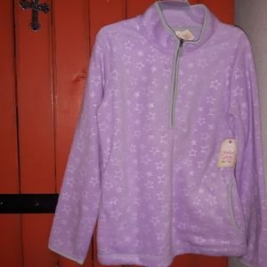 Fleece sweater with stars (New)